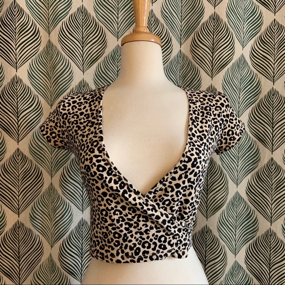 Leopard Print Crop Top